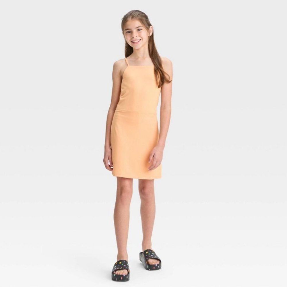 Girls Tennis Dress w/built in skort - Picture 4 of 4